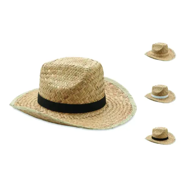 Cappello cowboy in paglia - TEXAS - Immagine 1