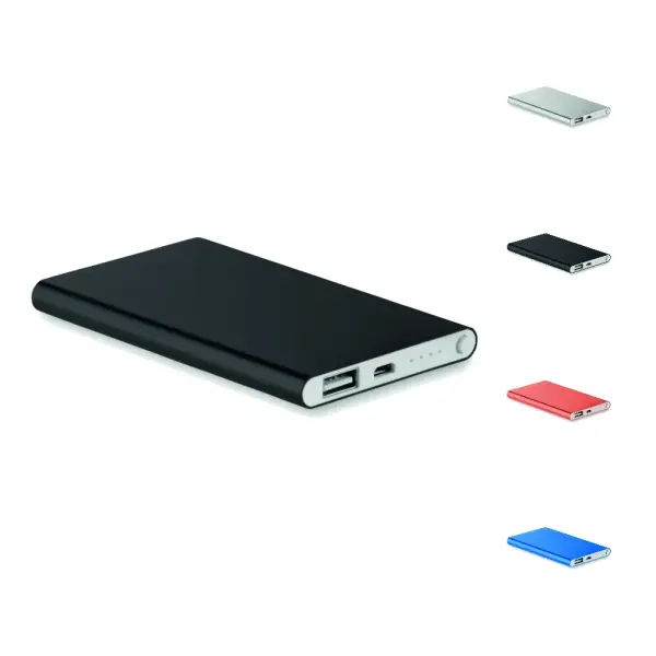 Power bank in alluminio 4000 mAh - POWERFLAT - Immagine 1