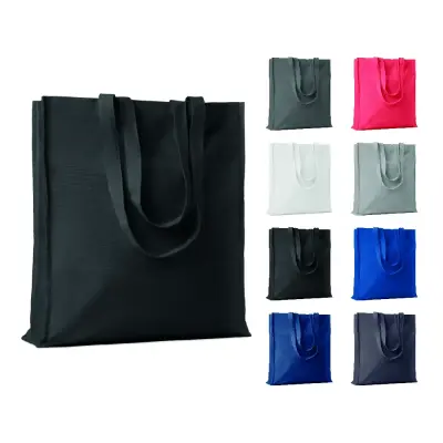 Shopper in cotone c/soffietto - PORTOBELLO