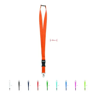 Lanyard WIDE LANY 25 mm fibbia staccabile e sicurezza - Immagine 1