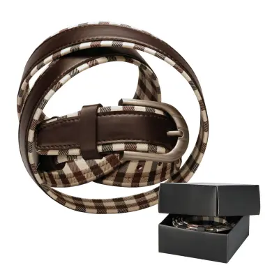 Cintura unisex TOUS in pelle con clip in metallo personalizzata - Immagine 2