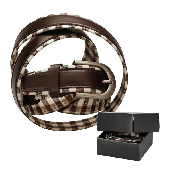 Cintura unisex TOUS in pelle con clip in metallo personalizzata - Immagine 2