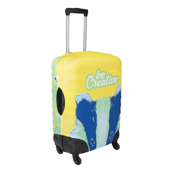 Copri valigia RPET BAGSave L con stampa fino a 50x70x30 cm - Immagine 3
