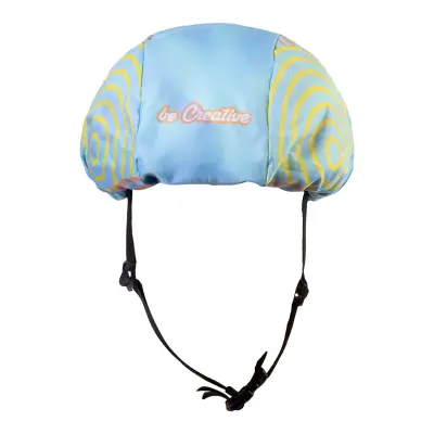 Copricasco da ciclismo CREAHELM RIDE personalizzato in RPET 190T - Immagine 3