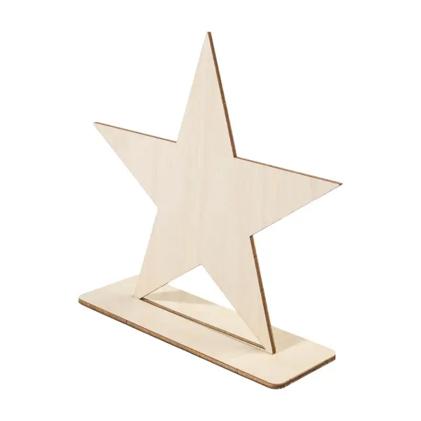 Coppa WLOBOR trofeo in legno personalizzabile stella in coppe - Immagine 2