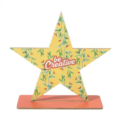 Coppa WLOBOR trofeo in legno personalizzabile stella in coppe - Immagine 3