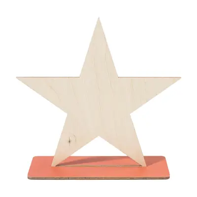 Coppa WLOBOR trofeo in legno personalizzabile stella in coppe - Immagine 4