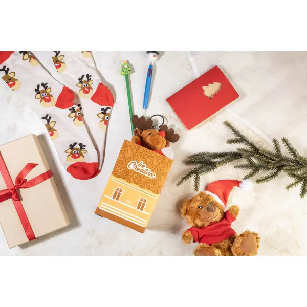 Scatola regalo a casetta CREABOX HUT con stampa del tuo logo - Immagine 7