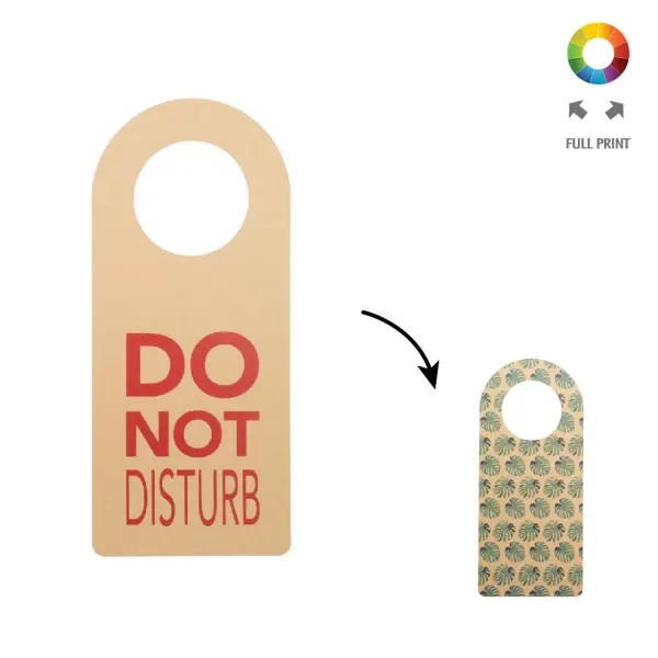 Gancio porta personalizzata DISTURB ECO - Immagine 1