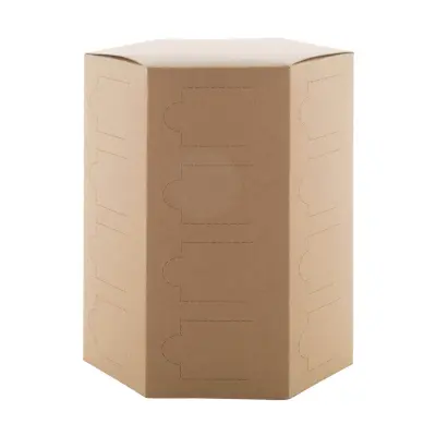 Calendario dell'avvento esagonale HeXmas Eco kraft 24 caselle - Immagine 1