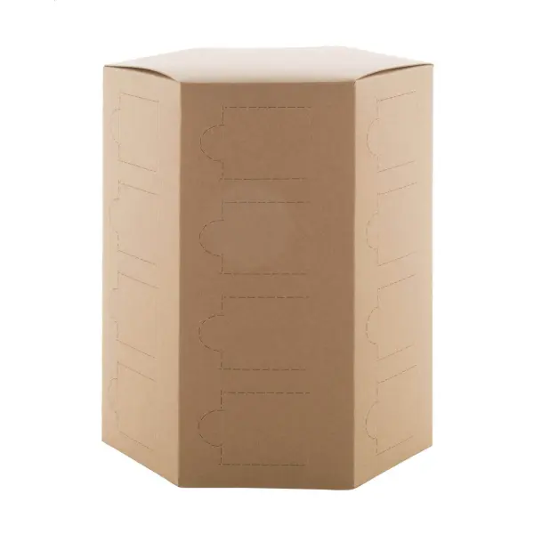 Calendario dell'avvento esagonale HeXmas Eco kraft 24 caselle - Immagine 1
