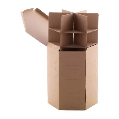 Calendario dell'avvento esagonale HeXmas Eco kraft 24 caselle - Immagine 3