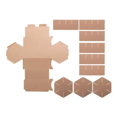 Calendario dell'avvento esagonale HeXmas Eco kraft 24 caselle - Immagine 6