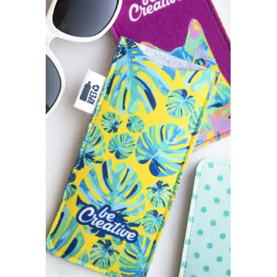 Custodia per occhiali in RPET CreaFelt Sun personalizzata - Immagine 11
