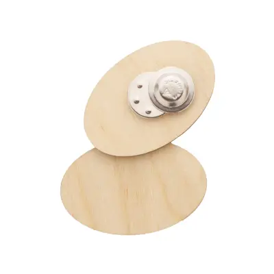 Spilla Magnetica In Legno Stampa Fullcolor WooBadge - Immagine 9