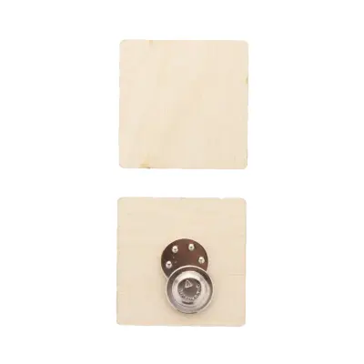 Spilla Magnetica In Legno Stampa Fullcolor WooBadge - Immagine 17