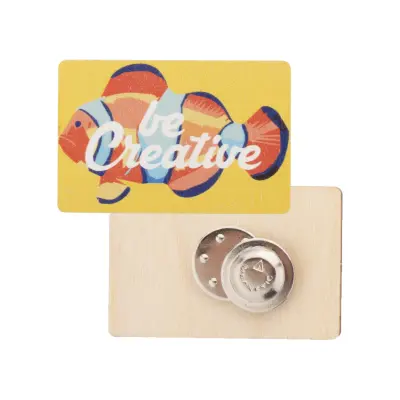 Spilla Magnetica In Legno Stampa Fullcolor WooBadge - Immagine 22
