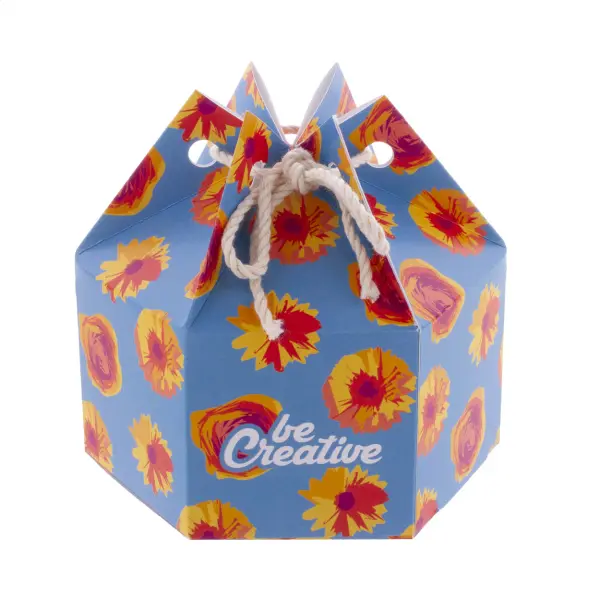 Scatola regalo esagonale CreaBox HexaCord M personalizzabile - Immagine 2