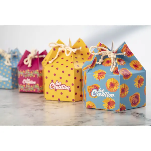 Scatola regalo esagonale CREABOX HEXACORD S - Immagine 10