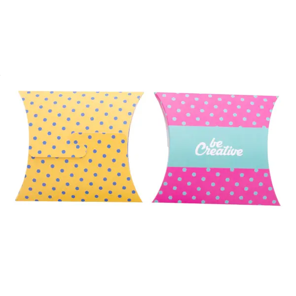 Scatola bomboniera CREABOX PILLOW LOCK S personalizzabile - Immagine 2