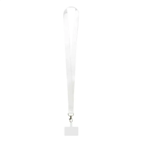 Lanyard in RPET SUBYARD MOBILE RPET con stampa su entrambi i lati - Immagine 3