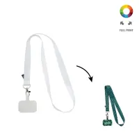 Lanyard in RPET SUBYARD MOBILE RPET con stampa su entrambi i lati
