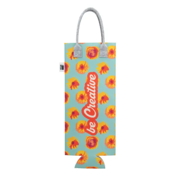 Borsa vino in RPET personalizzabile CREAFELT VINO - Immagine 1