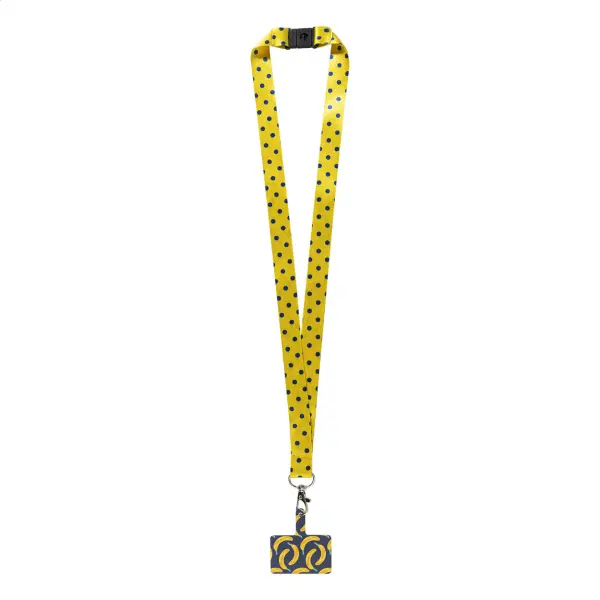 Porta telefono lanyard SUBYARD MOBILE SAFE in RPET - Immagine 2
