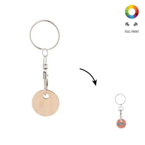 Portachiavi personalizzabile COLOSHOP ECO - Immagine 1