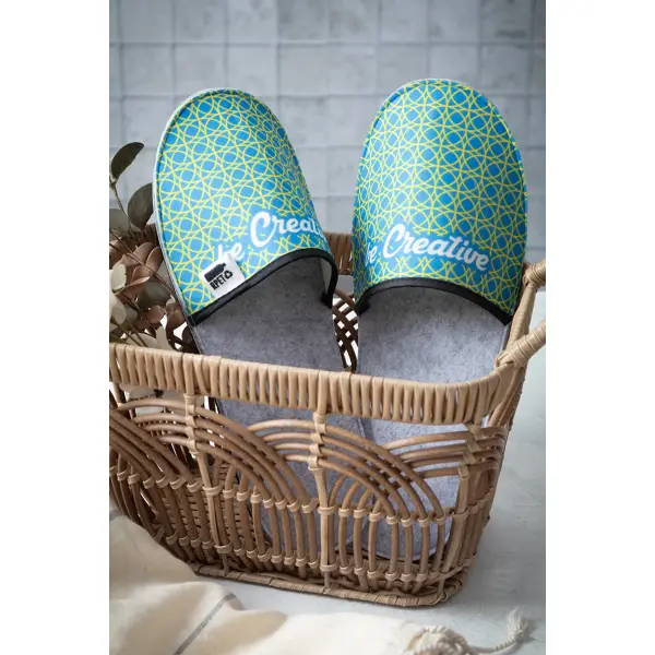 Pantofole in RPET CREA FELT SLIP con stampa personalizzata - Immagine 13