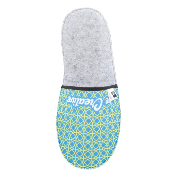 Pantofole in RPET CREA FELT SLIP con stampa personalizzata - Immagine 4