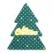 Panno per occhiali CREAclean Xmas  in microfibra RPET 170 g/m² - Anteprima 3