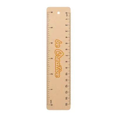 Righello in cartoncino personalizzabile SAMLER ECO - Immagine 2