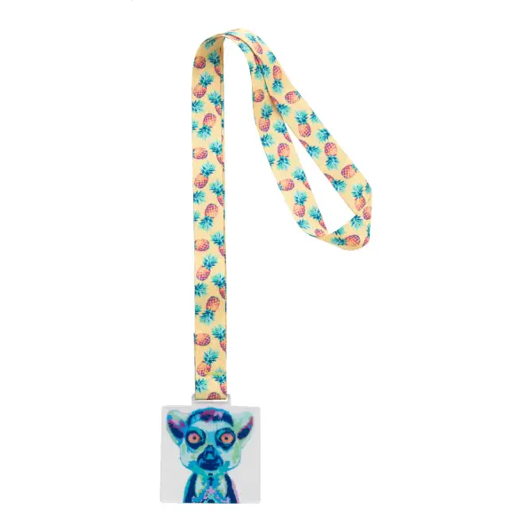 Medaglia personalizzata SUBDAL COLOUR SQUARE con lanyard - Immagine 3