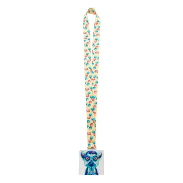 Medaglia personalizzata SUBDAL COLOUR SQUARE con lanyard - Immagine 4