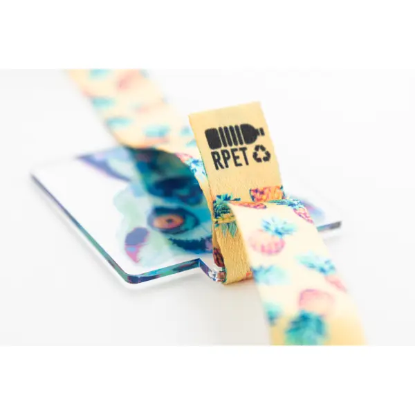 Medaglia personalizzata SUBDAL COLOUR SQUARE con lanyard - Immagine 5
