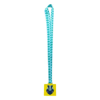 Medaglia personalizzata SUBDAL COLOUR SQUARE con lanyard - Immagine 6