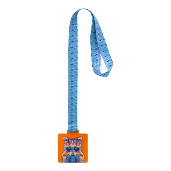 Medaglia personalizzata SUBDAL COLOUR SQUARE con lanyard - Immagine 10