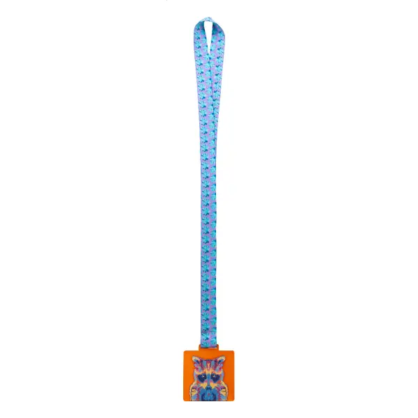 Medaglia personalizzata SUBDAL COLOUR SQUARE con lanyard - Immagine 11