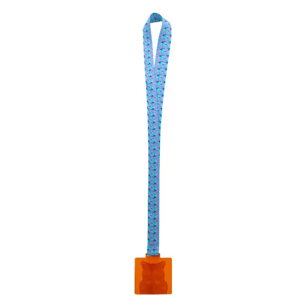 Medaglia personalizzata SUBDAL COLOUR SQUARE con lanyard - Immagine 12