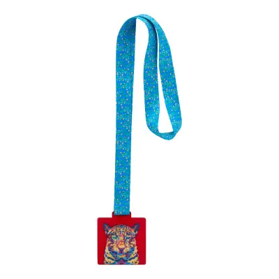 Medaglia personalizzata SUBDAL COLOUR SQUARE con lanyard - Immagine 15