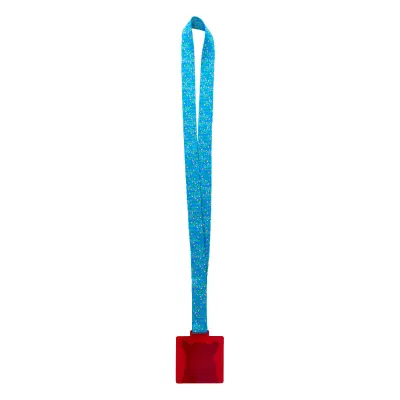Medaglia personalizzata SUBDAL COLOUR SQUARE con lanyard - Immagine 17