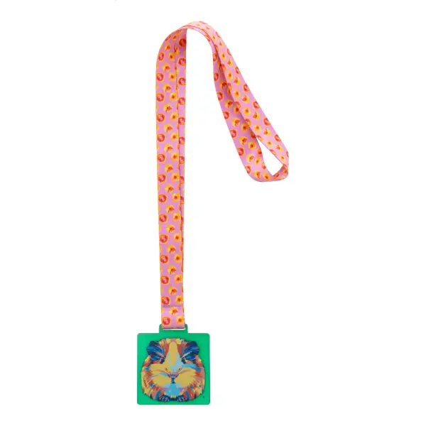 Medaglia personalizzata SUBDAL COLOUR SQUARE con lanyard - Immagine 25
