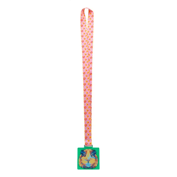 Medaglia personalizzata SUBDAL COLOUR SQUARE con lanyard - Immagine 22