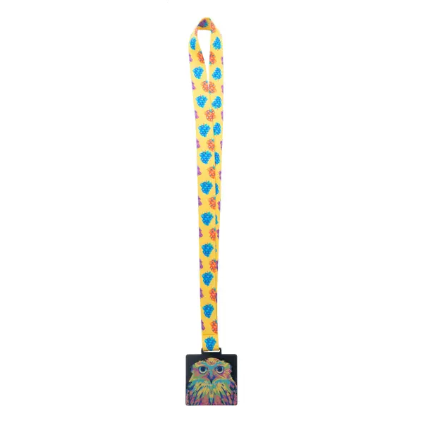 Medaglia personalizzata SUBDAL COLOUR SQUARE con lanyard - Immagine 26