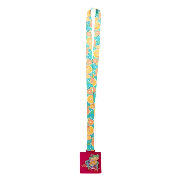 Medaglia personalizzata SUBDAL COLOUR SQUARE con lanyard - Immagine 31