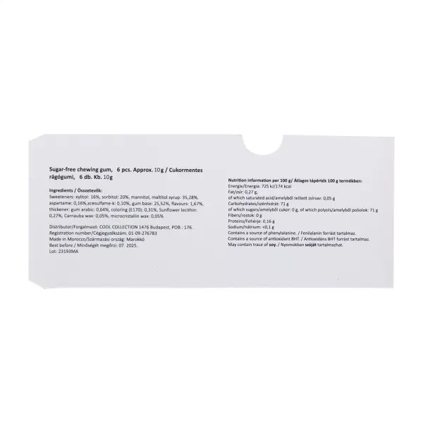 Blister gomme da masticare CREA CHEW 6 personalizzabile - Immagine 6