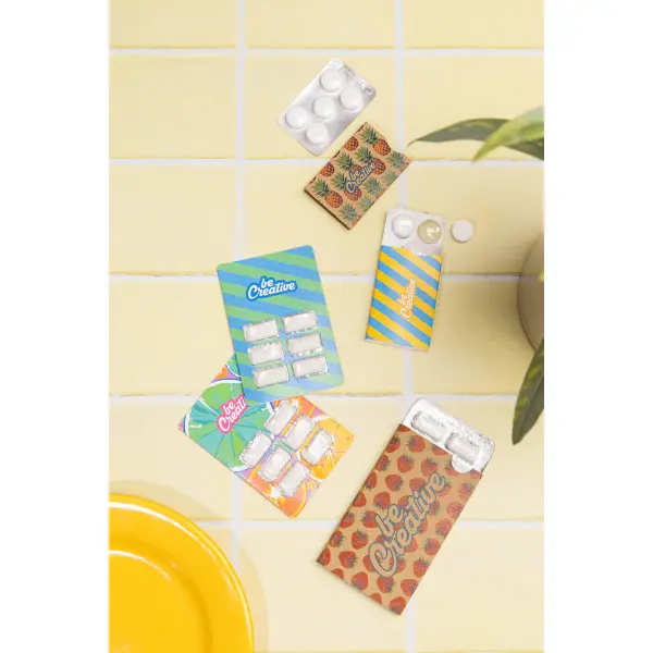 Blister gomme da masticare CREA CHEW 12 Eco personalizzabile - Immagine 9