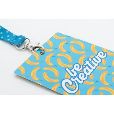 Porta badge ENTRY in cartoncino, stampa su entrambi i lati - Immagine 6