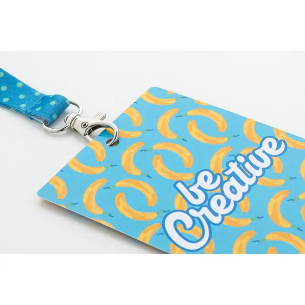 Porta badge ENTRY in cartoncino, stampa su entrambi i lati - Immagine 6